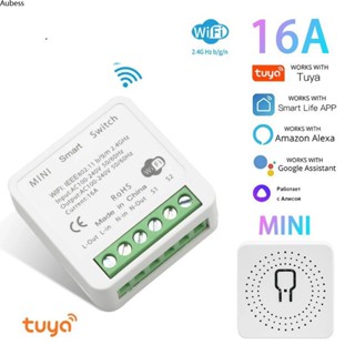 Aubess Aubess Aubess Switch 16 Wi-Fi Mini Smart Life Alexa Google สมาร์ทสวิตช์