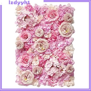 [JoyDIY] แผงผ้าไหมประดิษฐ์ ลายดอกไม้ ขนาด 40x60 ซม. สําหรับตกแต่งผนัง ฉากหลัง งานแต่งงาน ปาร์ตี้