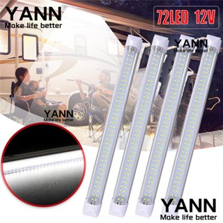 Yann1 แถบไฟ LED 72 ดวง 12V สําหรับติดตกแต่งรถบัส เรือคาราวาน