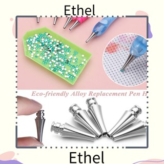 Ethel1 หัวปากกาเพชร แบบเปลี่ยน สําหรับงานหัตถกรรม DIY 1 3 5 ชิ้น