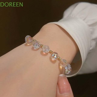 Doreen สร้อยข้อมือคริสตัล สร้างสรรค์ ปรับได้ เครื่องประดับแฟชั่น สําหรับผู้หญิง ของขวัญ