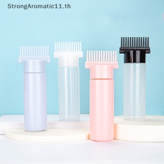 Strongaromatic ขวดแปรงย้อมสีผม 4 สี สําหรับย้อมสีผม แชมพู น้ํามัน หวีย้อมผม