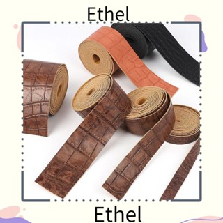 Ethel1 สายนาฬิกาข้อมือหนังจระเข้ ทนทาน สําหรับทําเครื่องประดับ งานฝีมือ