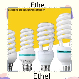 Ethel1 หลอดไฟเกลียว AC220V LED 15-105W ประหยัดพลังงาน สีขาว สไตล์เรโทร สําหรับตกแต่งบ้าน