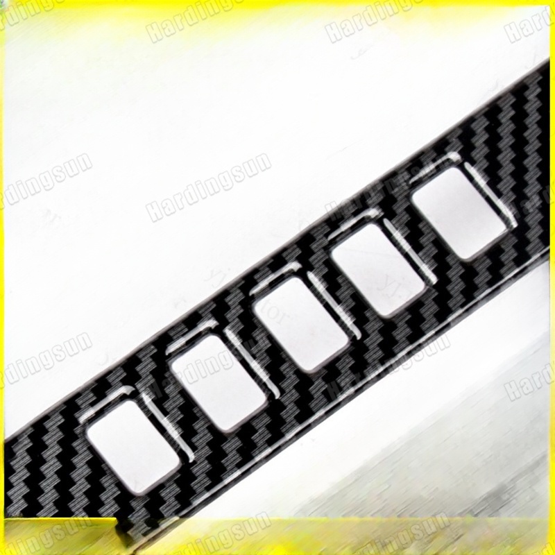 2016-2021 Honda Civic Fc แผงเกียร์ฝาครอบเกียร์ Shift Letter Stall สติกเกอร์ Trim คาร์บอนไฟเบอร์ออกแบบ - รูปที่ 5