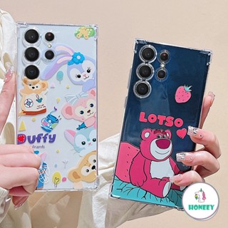 SAMSUNG เคสโทรศัพท์มือถือ ลายการ์ตูนหมี Duffy LinaBell น่ารัก สําหรับ A23 A13 A04 A32 A12 A22 4G s21 Ultra S23 S22 Ultra A50s A30s A52 4G 5G A52S A51 A10S A71 A73 5G