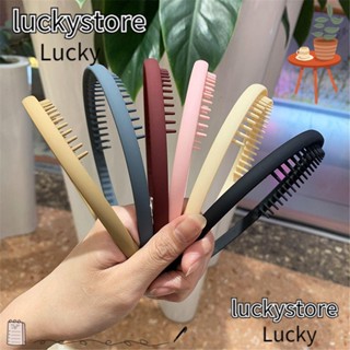 Lucky ยางรัดผม เนื้อแมตต์ สีพื้น เรียบง่าย