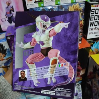 [ของแท้] ใหม่ ฟิกเกอร์แว่นตา รูปแมว ดราก้อนบอล z Scenery Frieza First Form สีทอง X0CY