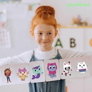 Guadalupe สติกเกอร์ตัวต่อ ลาย Make A Face กันน้ํา Diy สําหรับตกแต่งบ้านตุ๊กตา 12 แผ่น