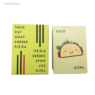 [Initiatour] การ์ดเกม Taco Cat Cheese Pizza ภาษาอังกฤษ สําหรับงานปาร์ตี้