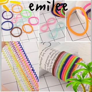 Emilee ยางรัดผม แบบบางพิเศษ อุปกรณ์เสริม สําหรับเด็กผู้หญิง 20 ชิ้น