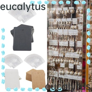 Eucalytus1 ป้ายแท็ก แบบใส ขนาด 7 ซม.*10 ซม. สําหรับแขวนบรรจุภัณฑ์ 50 ชิ้น