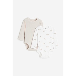 H&amp;M  Boy 2-pack long-sleeved bodysuits 1171574_1