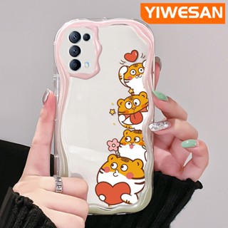 เคสโทรศัพท์มือถือแบบใส กันกระแทก ลายการ์ตูนเสือนําโชคน่ารัก สีสันสดใส สําหรับ OPPO Reno 5 5G Reno 5K 5G Find X3 Lite