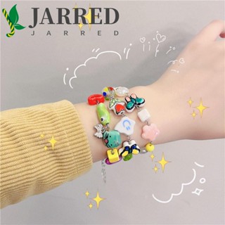 Jarred ผู้หญิง สร้อยข้อมือ น่ารัก น่ารัก เครื่องประดับ ของขวัญ มิตรภาพ สร้อยข้อมือเด็ก เด็กผู้หญิง การ์ตูน จี้ กําไลข้อมือโซ่