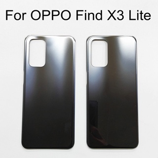 ฝาครอบแบตเตอรี่ ด้านหลัง แบบเปลี่ยน สําหรับ OPPO Find X3 Lite OPPO CPH2145