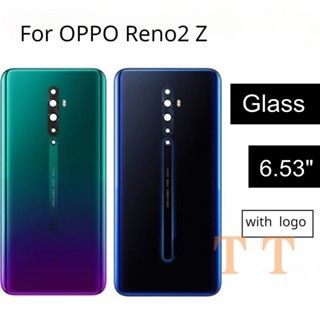 ใหม่ ฝาครอบแบตเตอรี่ ด้านหลัง แบบเปลี่ยน สําหรับ OPPO Reno2 Z Reno 2z