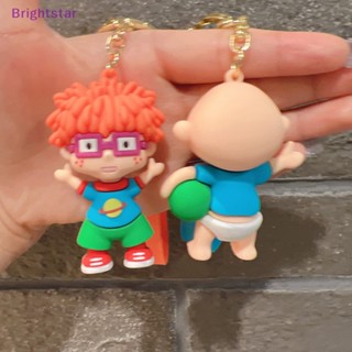 Brightstar 1 ชิ้น อะนิเมะ Kawaii Rugrats in Paris จี้พวงกุญแจรถพวงกุญแจของเล่นใหม่