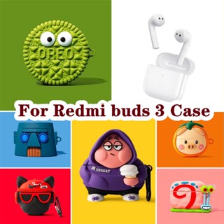 【Trend Front】เคสหูฟัง แบบนิ่ม ลายการ์ตูนเป็ด สําหรับ Redmi buds 3 Redmi buds 3