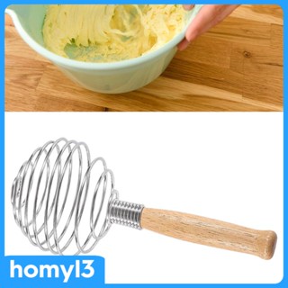 [Homyl3] เครื่องตีไข่ แบบพกพา ขนาดเล็ก สไตล์ฝรั่งเศส สําหรับคนตีไข่