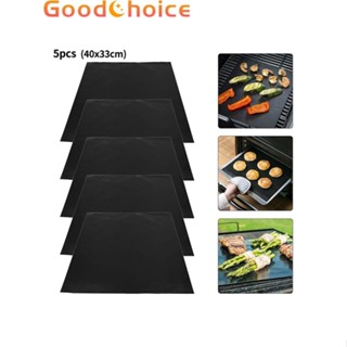 Barbecue Mat 40x33cm Black Heat Resistance High Temperature Resistance