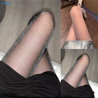 【HODRD】Womens Pantyhose Solid Color Sparkle Tights All Season Daily Glitter【Fashion】