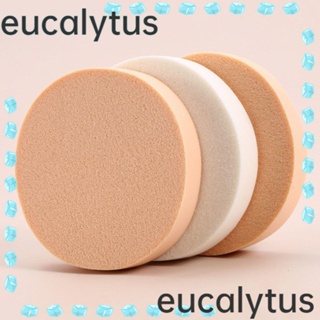 Eucalytus1 พัฟฟองน้ํา แบบนิ่ม สําหรับทําความสะอาดผิวหน้า 10 ชิ้น