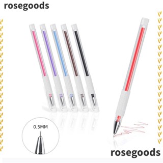 Rosegoods1 ปากกามาร์กเกอร์ พลาสติก กันน้ํา สําหรับสักคิ้ว แต่งหน้า 3 ชิ้น