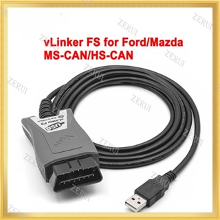 Zr เครื่องมือสแกนเนอร์วินิจฉัยรถยนต์ สําหรับ Vgate vLinker FS ELM327 Ford FORScan windows XP 7 8 10 11 HS CAN MS CAN ELM 327 J2534 OBD 2 OBD2 OBDII Mazda