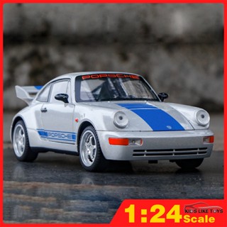 Klt โมเดลรถยนต์ โลหะผสม 1:24 Porsche Mirage ของเล่นสําหรับเด็ก