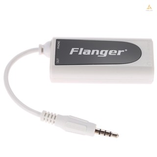 Meily_fun Flanger FC-21 อะแดปเตอร์แปลงเชื่อมต่อกีตาร์ไฟฟ้า เบส เป็นโทรศัพท์มือถือ แท็บเล็ต เข้ากันได้กับ iPhone iPad Android สมาร์ทโฟน แท็บเล็ต พร้อมปลั๊กเสียง 3.5 มม.