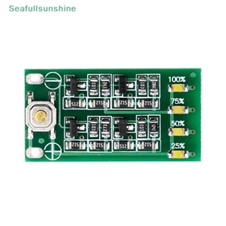 Seaf&gt; บอร์ดโมดูลแสดงระดับพลังงานลิเธียม Li-ion 3S 11.1V 12V 12.6V