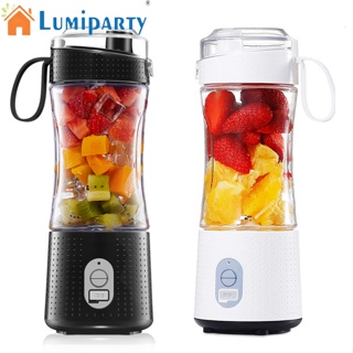 Lumiparty เครื่องปั่นน้ําผลไม้ไฟฟ้า Type-c อเนกประสงค์ แบบพกพา ชาร์จไฟได้ สําหรับเดินทาง ห้องครัว 380 มล.