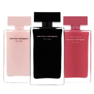 (100ml) Narciso Rodriguez perfume Narciso Rodriguez น้ําหอมมัสก์โรส EDP กลิ่นฟลอรัลวูด ขนาด 100 มล. สําหรับผู้หญิง