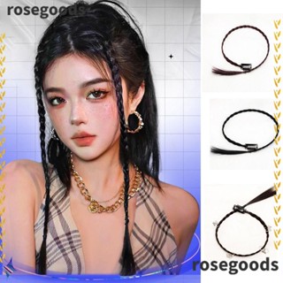 Rosegoods1 วิกผมหางม้าธรรมชาติ แบบแขวน สําหรับต่อยมวย