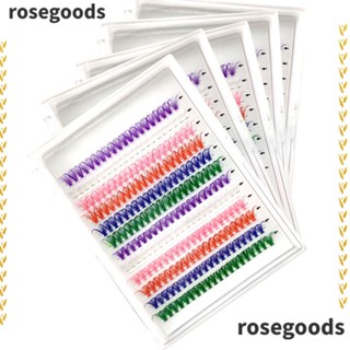 Rosegoods1 ขนตาปลอม หลากสี 14 16 มม. DIY