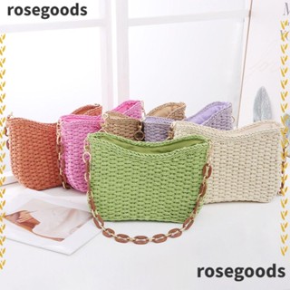 Rosegoods1 กระเป๋าสะพายไหล่ กระเป๋าถือ สไตล์คลาสสิก แฟชั่นฤดูร้อน สําหรับสตรี