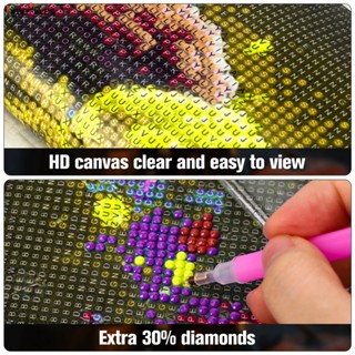 ภาพวาดปักเพชร รูปฟักทอง แมว DIY สําหรับตกแต่งบ้าน