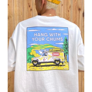 พร้อมส่ง เสื้อยืดแขนสั้น พิมพ์ลาย CHUMS Surf Camper สําหรับผู้ชาย และผู้หญิง