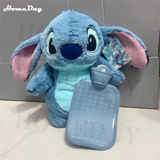 ขวดน้ําร้อน รูปตุ๊กตาอนิเมะ Kawaii Turo Lilo Stitch ขนาด 500 มล. ให้ความอบอุ่น เหมาะกับของขวัญ แฟชั่นฤดูหนาว สําหรับผู้หญิง