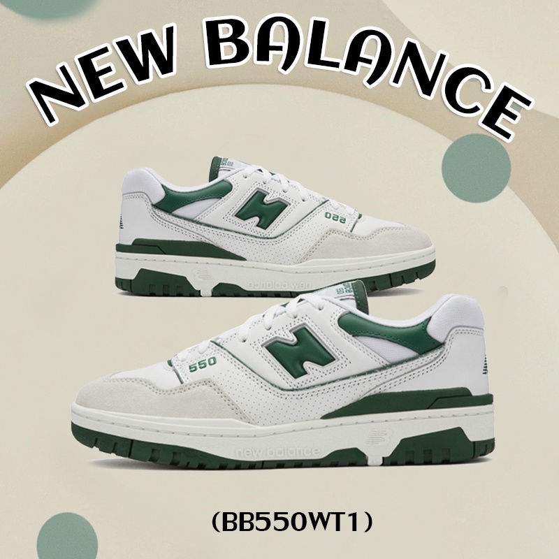 BB550 NB550 NEW BALANCE 550 sneakers NB 550 BB550WT1 Premium Pack Green