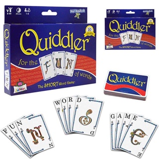 Card Games Quiddler Board Games Party Entertainment Game Solitaire