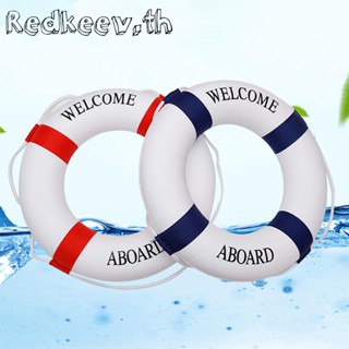 Redkeev™ ห่วงยางโฟมลอยน้ํา ช่วยชีวิต สําหรับสระว่ายน้ํา เรือ ทะเลสาบ