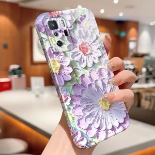 เคสโทรศัพท์มือถือ กันรอยกล้อง ลายการ์ตูนดอกไม้ สําหรับ Xiaomi 10 12 Pro 11 Lite 5G NE Poco F2 Pro F4 X3 NFC X3 Pro