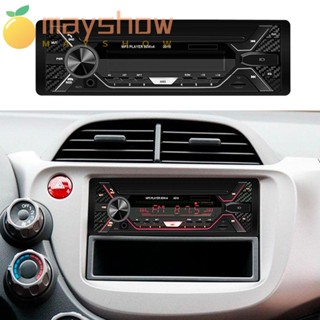 Mayshow เครื่องเล่น MP3 ในรถยนต์ FM/USB/AUX โฮสต์เครื่องเสียงสเตอริโอ แผงหน้าปัดในตัว หัวเครื่องเสียงในแดชบอร์ด