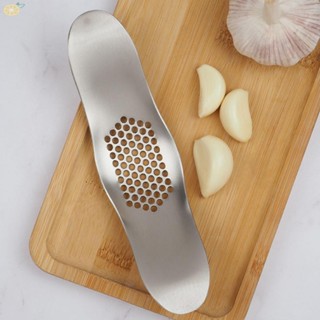 【VARSTR】Garlic Press Boat-Shaped Garlic Grinder Garlic Mash Kitchen Garlic Masher Manual