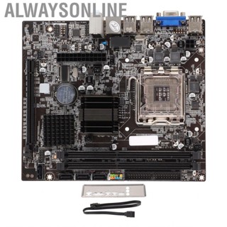 Alwaysonline Motherboard  M ATX  Motherboard for Desktop  