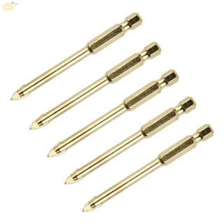 【VARSTR】Ultra strong 6mm Ceramic Tile Glass Drill Bits with Spear Head Design Pack of 5