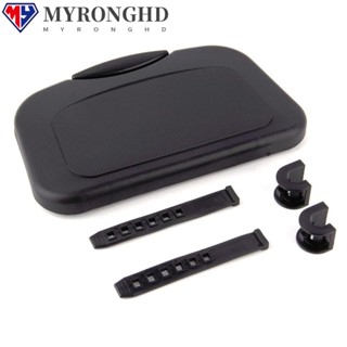 Myronghd กล่องเก็บอาหาร แบบพับได้ สําหรับติดเบาะหลังรถยนต์