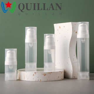 Quillan ขวดปั๊มสูญญากาศ แบบพกพา เติมได้ สําหรับใส่ครีมอาบน้ํา รองพื้น ของเหลว